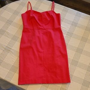 Banana Republic Bright Pink Mini Dress